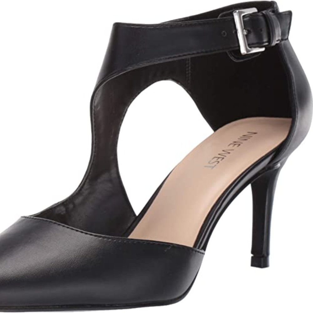 NINE WEST Manage T Strap Heels - Size 12 M Womens